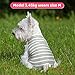 3 Pieces Reusable Dog Diapers Female Dog Period Diapers Washable Puppy Sanitary Panties with Adjustable Suspender Pet Underwear Jumpsuits for Female Doggy Doggie Puppy(S)