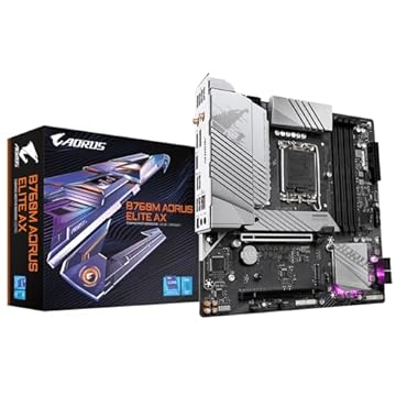 Placa Mãe Gigabyte B760M Aorus Elite AX, Chipset B760, Intel LGA 1700, mATX, DDR5