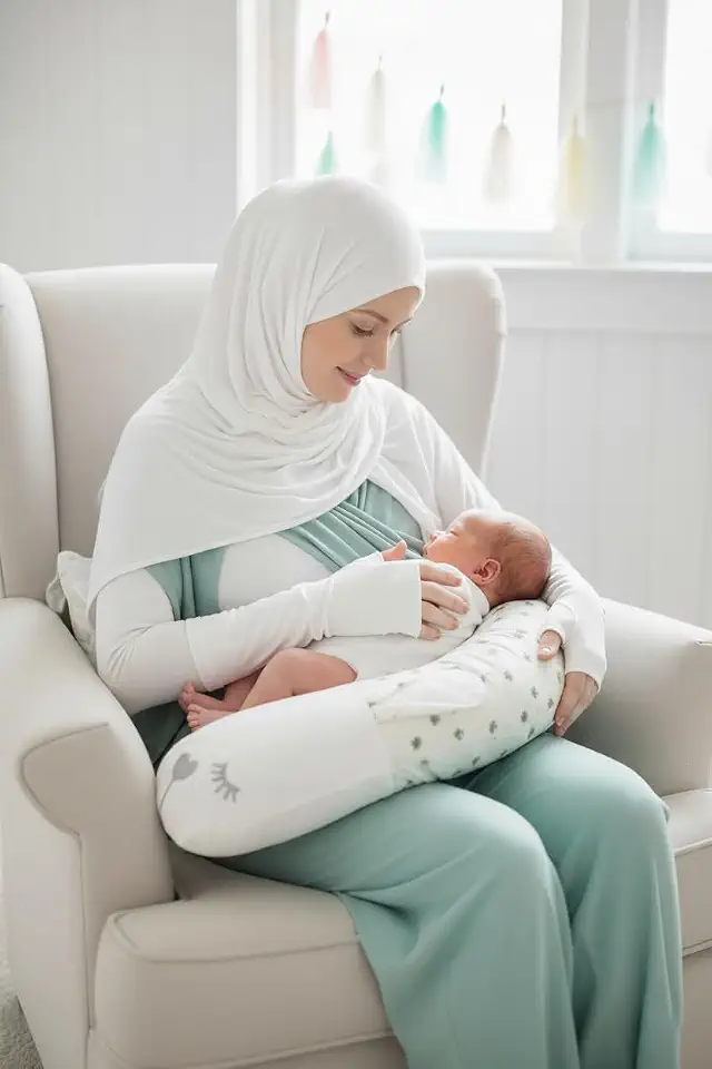 Fun Moment Multipurpose Soft Nursing Pillow - 180x40x19 cm (White)