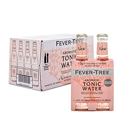Fever-Tree Aromatic Tonic Water, 6.8 Fl Oz Glass Bottle (24 Count)