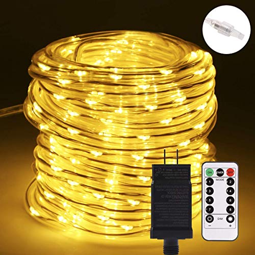 LED Rope Lights Outdoor, B-right 72ft 336 LEDs Plug in Low Voltage String