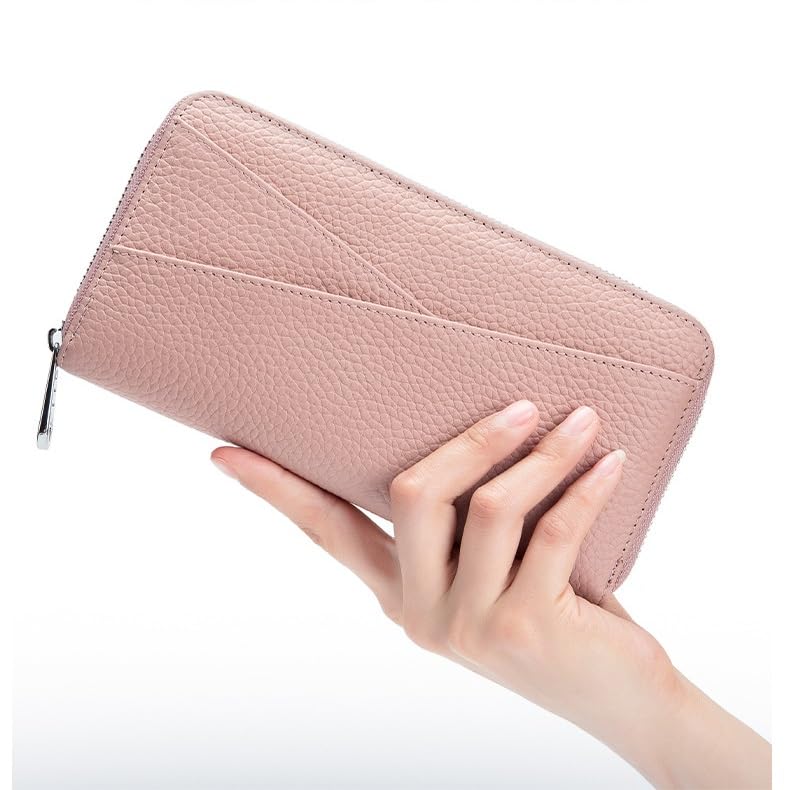 Cowhide Vegetable Tanned Leather Card Case Multi Card Position Coin Purse for Men and Women2