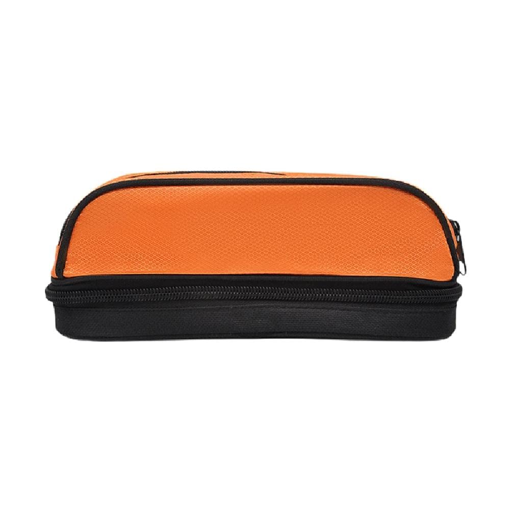 Luluspace Multifunctional Pen Case Double Layer Pencil Pouch Storage Bag Cosmetic Stationery Organizer School Supplies for Student