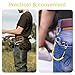 Sibba 6Pcs Retractable Safety Coiled Lanyard, Tool Lanyard with Carabiner Clip, Stretchy Lanyards Elastic Cord Retractable Carabiner for Fishing Equipment Keys, Cards, Tools