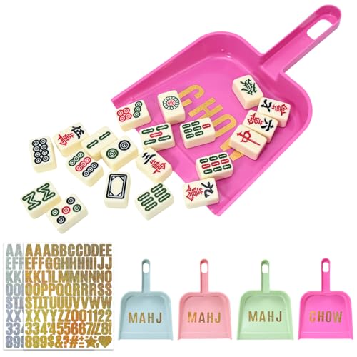 Set de 4 Mezcladores Ultra delgados para Fichas de Mahjong