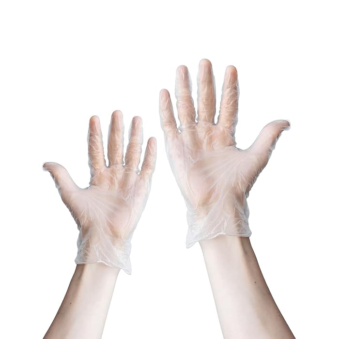 Buy Straame Pack of 100 Disposable Vinyl Gloves, Powder Free and Latex