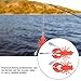 OUKENS Saltwater Catfish Fishing Lure, PVC Artificial Simulation Large Lobster Lure Bait, Deep Sea Trolling Fishing Accessory for All Waters (Red)