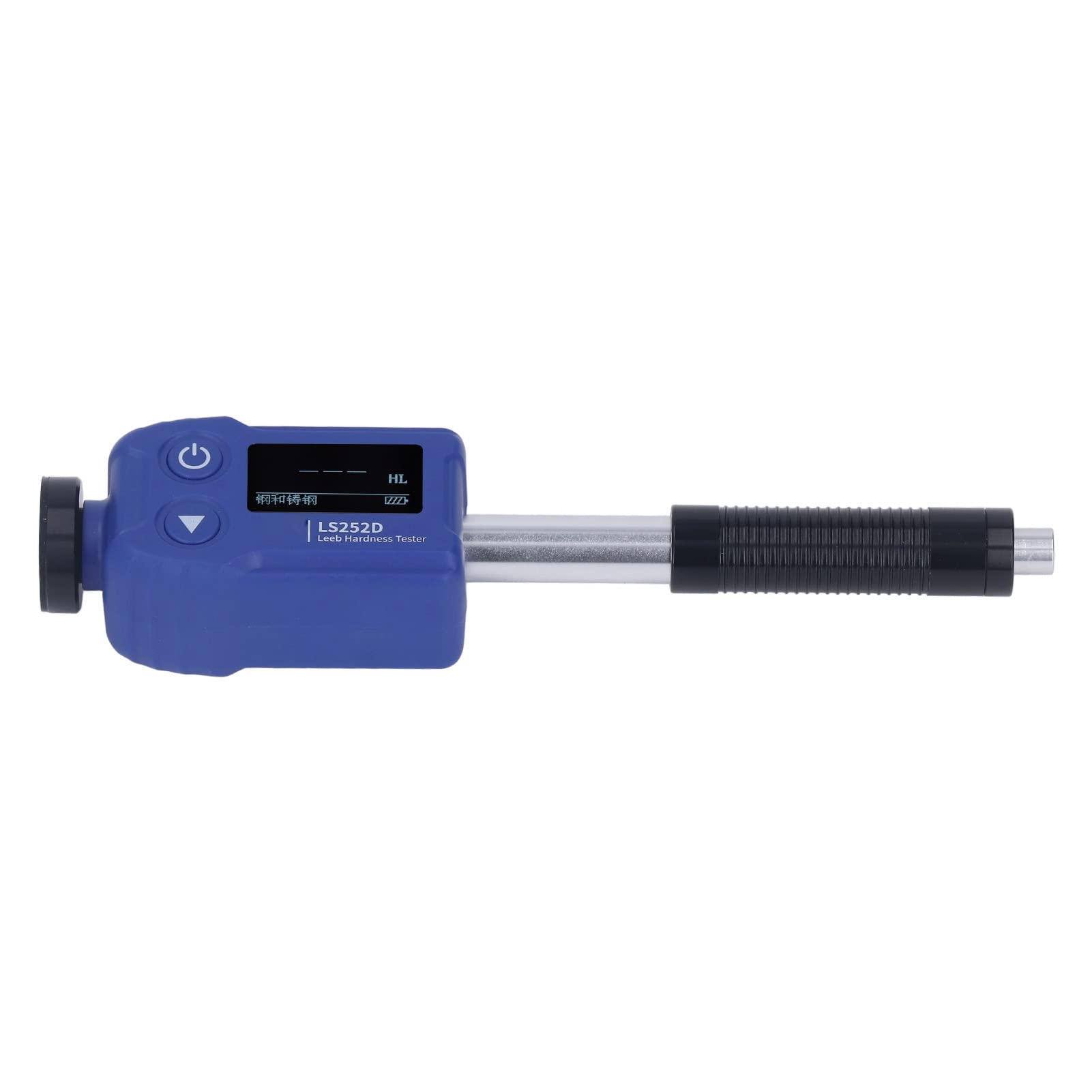 WALFRONT Pen Type Hardness Tester with D Type Impact Device, Portable Metal Hardness Meter for Steel, HL HV HB HRC, USB Charging, 35 Hours Battery Life