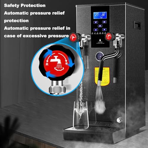 Montalatte elettrico e a vapore, touch screen a LED per un latte, un cappuccino e un latte di noci perfetti, schiumatore rapido