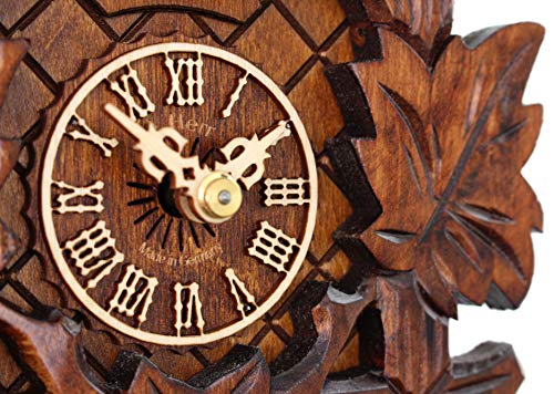 Herrzeit By Adolf Herr Cuckoo Clock - The Traditional Vine Leaves Ah 80/1 #TOP4