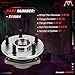 MAYASAF 513084 Front Wheel Hub Bearing Assembly 5 Lugs w/ABS for Jeep 1991-98 Cherokee 4x4, 1990-92 Comanche 4x4, 1993-98 Grand Cherokee, 90-95 Wrangler, 1990 Wagoneer/Cherokee, 93 Grand Wagoneer