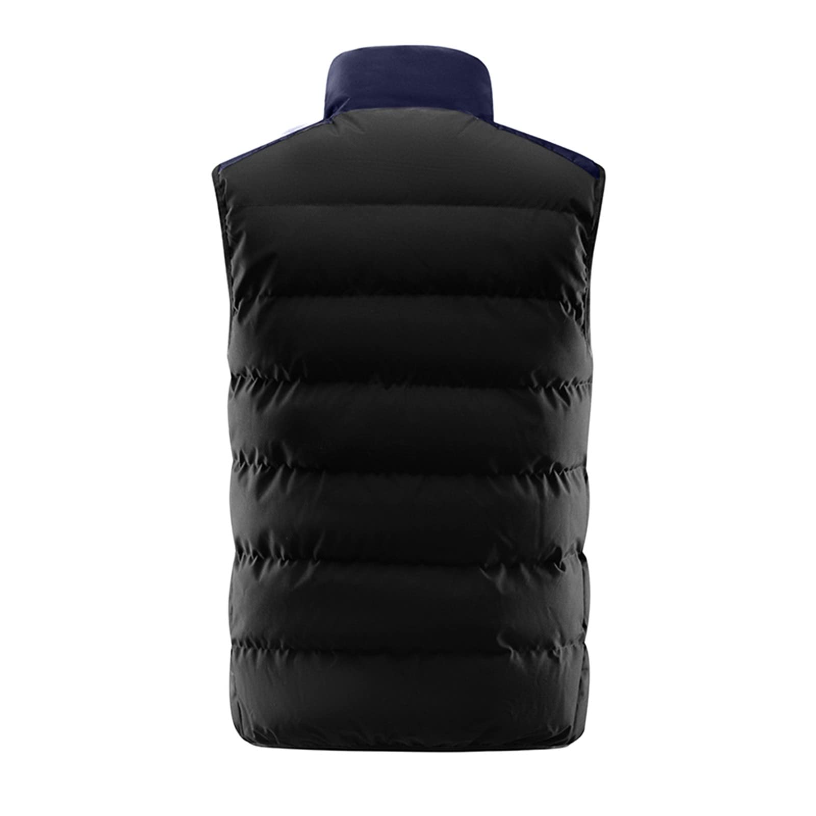 Giacca Riscaldata Uomo All'aperto Trekking USB Giubbino Trapuntato Senza Maniche Impermeabile Gilet Riscaldato Giubbotto Riscaldato con Batteria Invernale Moto Piumino Smanicato Elettrico Pile