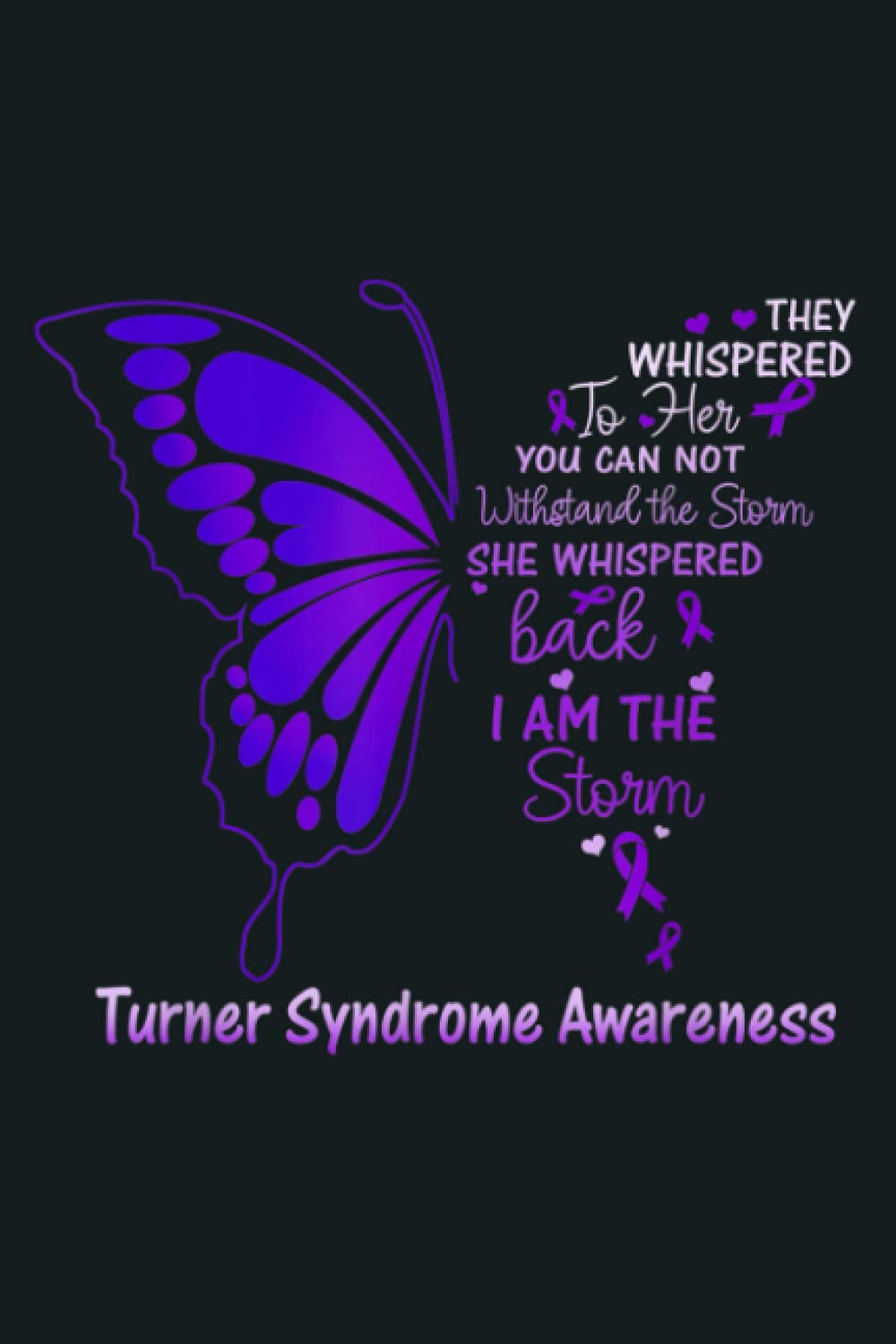 Turner Syndrome I Am The Storm: Notebook Planner - 6x9 inch Daily Planner Journal, To Do List Notebook, Daily Organizer, 114 Pages
