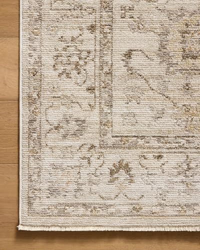 Loloi Magnolia Home by Joanna Gaines Pace Collection PAC-01 Natural/Stone 2'-6" x 10'-0" Runner Rug