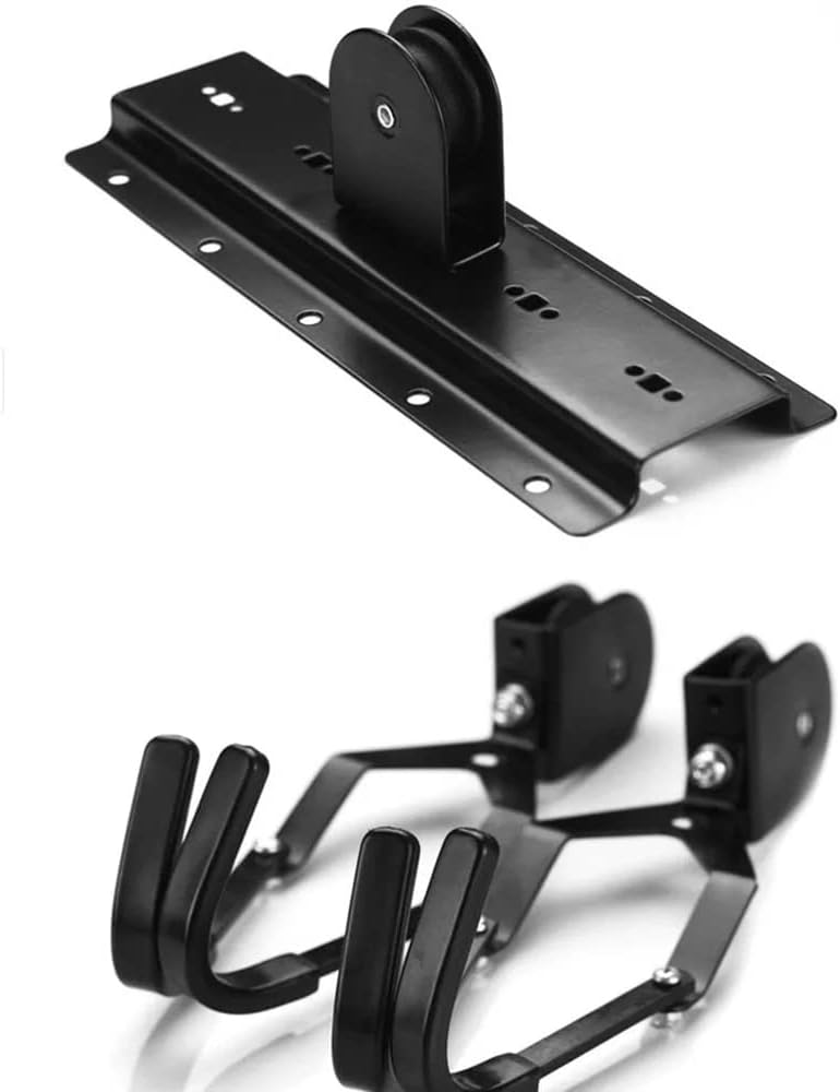 Hoist Garage Storage Bike Lift Pulley System with 60kg Bearing Overhead Bike Rack Heavy Duty Ceiling er