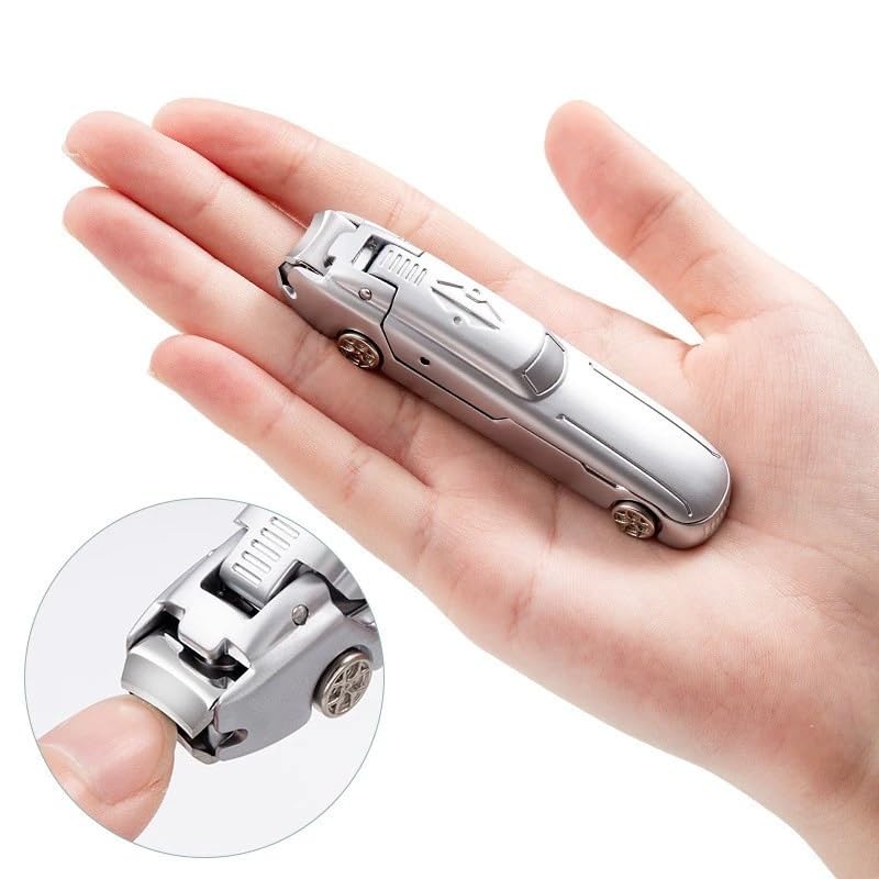 Image of Ritmo Nail Cutter for Men Toe Nail Cutter for Thick Nails Cutting Clipper Trimmer for Women Wide Opening Sharp Saw Stainless Steel Large Nail Clipper Curved Blade Silver Black (SILVER)