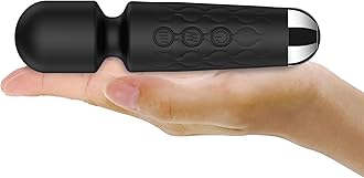 Back Small Bullet Massage for Women - Rechargeable Electric Body Mini Personal Massager - for Foot - Arm Muscle Relaxation (Black)