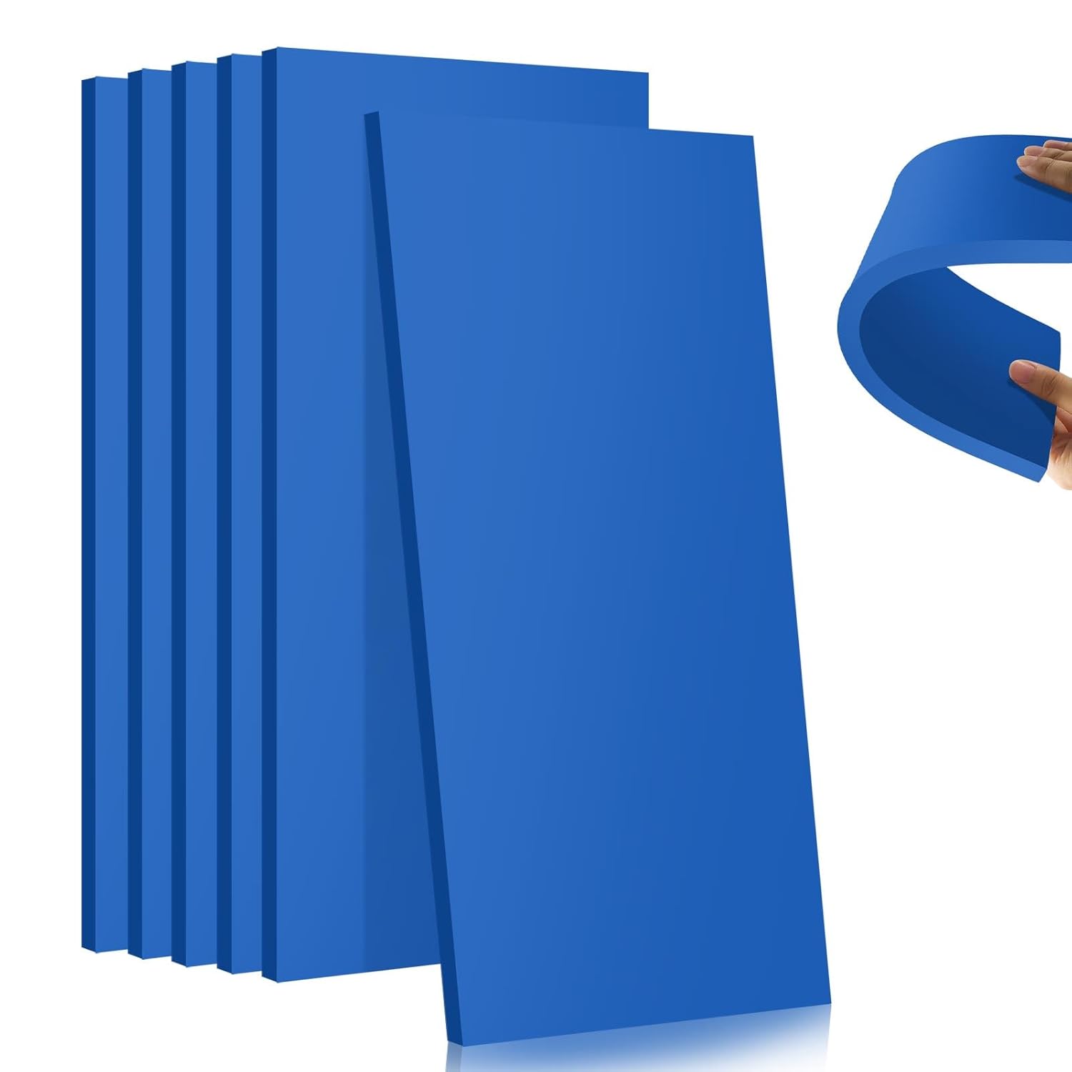 Preboun 12 Pcs Low Density Foam Cast Covers for Sports, 1/4" and 1/2" Thick 6" x 12" Padded Cast Cover for Sports, Athletic Training Equipment, Ball of Foot Cushion, Blister Pad, Splints and Casts Pad