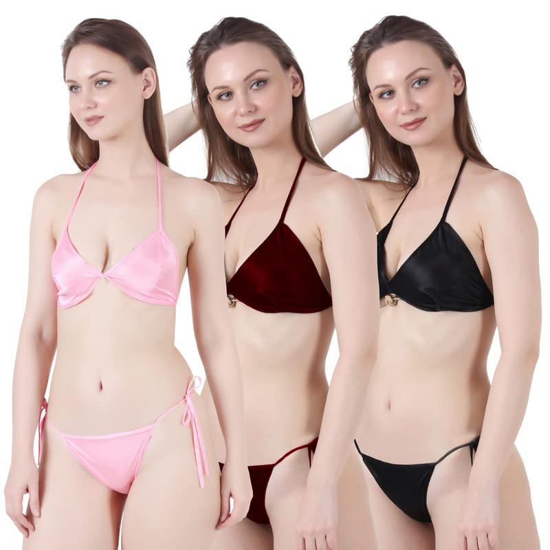 Image of Love Maker | Lingerie Set for Women | Bra Panty Set for Women | Undergarments for Women Bra Panty | Innerwear for Women | Non Padded Bra for Women | Cotton Bra Panty for Women Daily use.
