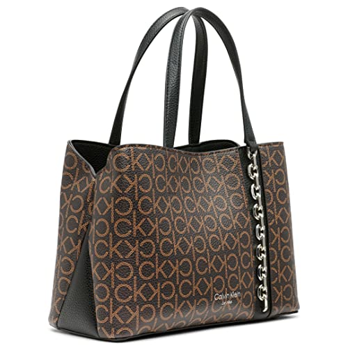 Image of Calvin Klein Womens Adeline Triple Compartment Satchel