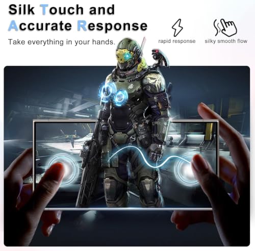 Image of BATCHONE Tempered Glass Screen Protector Compatible for Samsung Galaxy S24 Ultra 5G (Transparent) with Edge to Edge Full Coverage (Ultrasonic Fingerprint Working) and Easy Installation kit
