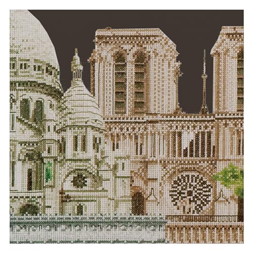 Image of Thea Gouverneur Cross Stitch Kit 31 inchX19.5 inch-Paris On Aida (18 Count)