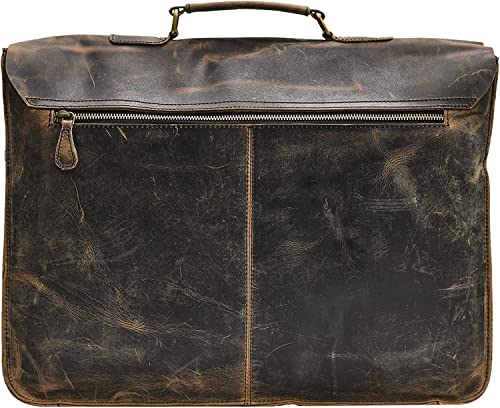 Bolso Messenger de Cuero Buffalo para Laptop 18 pulgadas miniatura 4
