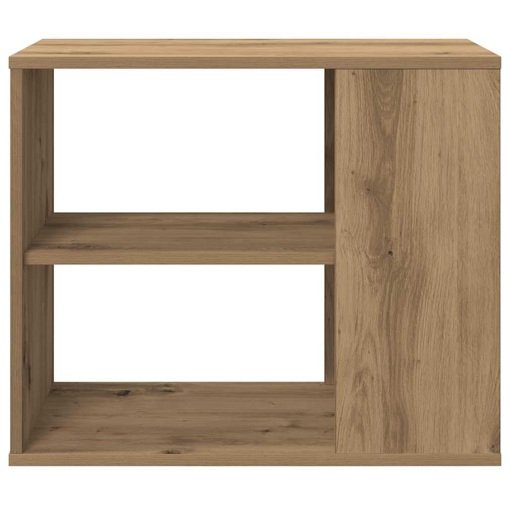 vidaXL Mobiletto Laterale Rovere Artigianale 60x30x50 cm Multistrato, armadietto Laterale, Mobile Laterale, Mobile, armadietti Laterali