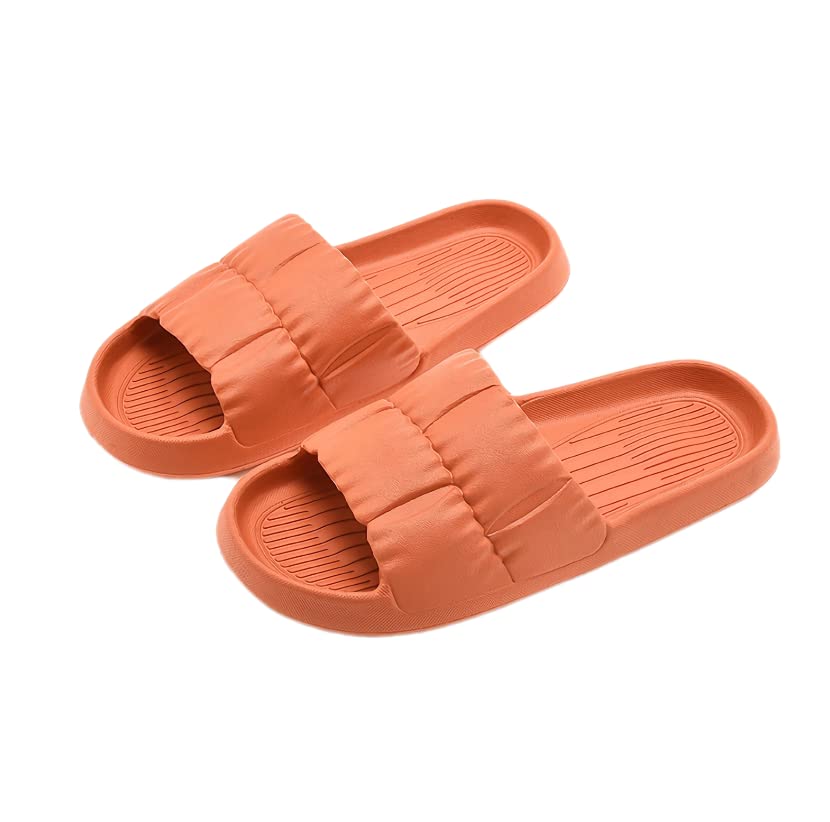 Petals soft bottom silent non-slip shower shoes home indoor household couples sandal slippers