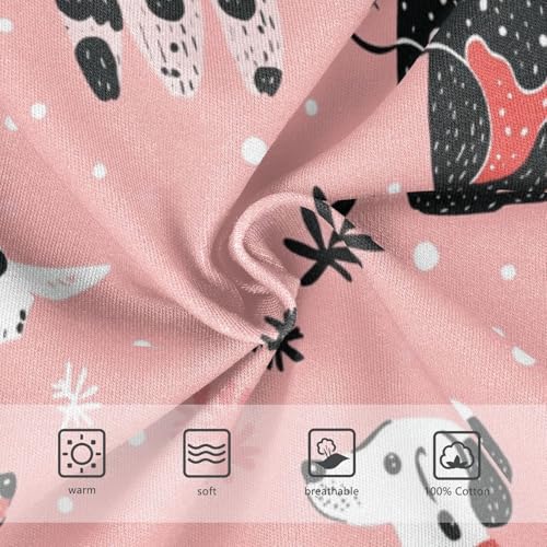 Wusikd Cute Dalmatians Boys' Underwear Cotton Dachshunds Boys Briefs Soft Toddler Underwear 2T3