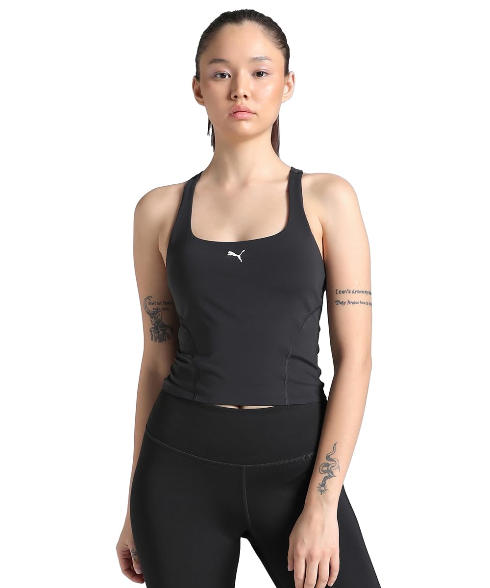 puma Women, W SHAPELUXE 2IN1 TANK, Black-White, L, (52576851)-picture-27