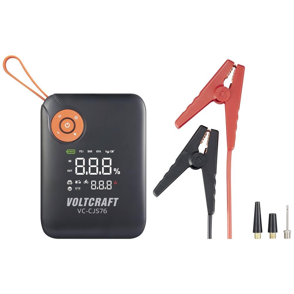 VOLTCRAFT Sistema di accensione rapido VC-CJS76 VC-16024485 Corrente d'avviamento ausiliaria (12 V)=300 A 2 x Uscita 12