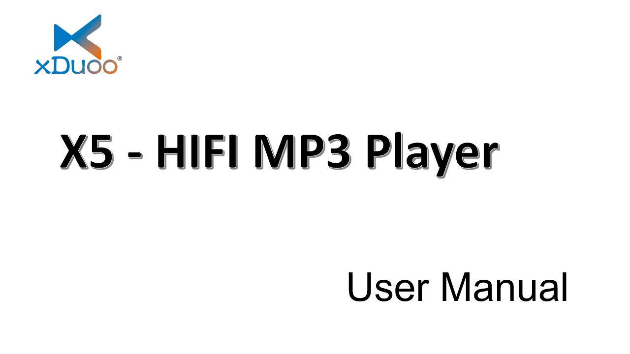 Amazon.com: xDuoo X5 MP3 Player HiFi Portable Music Player with