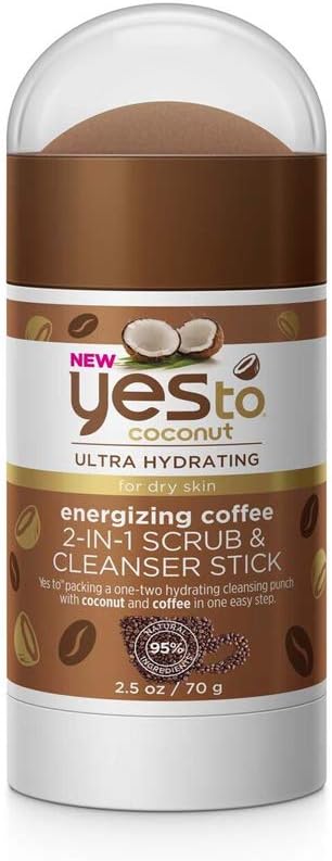 Yes to Coconut & Coffee 2-in-1 Scrub & Cleanser Stick 70g