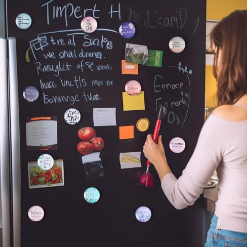 12 imanes decorativos redondos inspiracionales para refrigerador miniatura 7