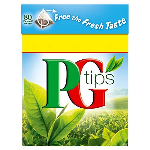 PG Tips - Té - 80 bolsitas - Pack de 4 unidades