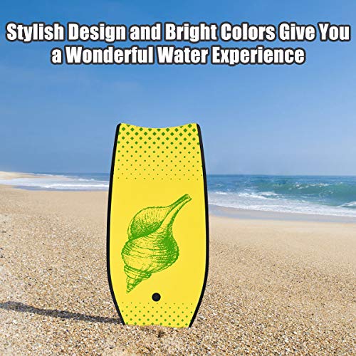 image for Goplus 41''/37''/33'' Lightweight Body Board for Beach, Surf Board wit