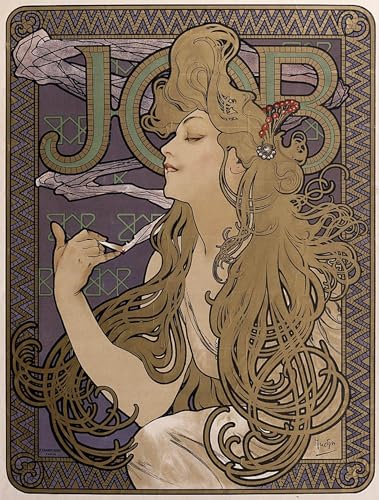 Art Mural Danse d'Alphonse Mucha Moderne poster graffiti 60x90cm