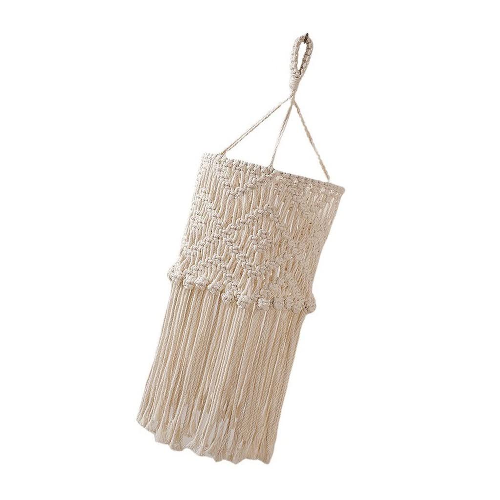 CWCQGH Lamp Shade Hangings Bohemian Hand-Woven Lampshade Lantern Chandelier Decoration Handmade Light Cover