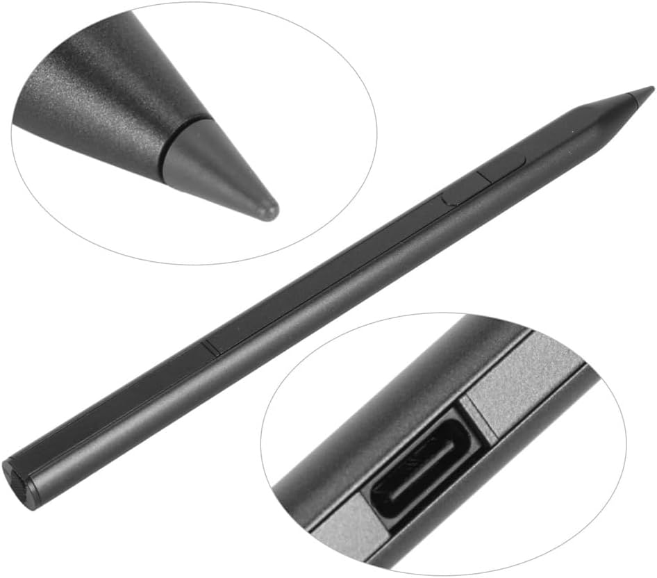 Rechargeable MPP 2.0 Tilt Pen, Stylus Pen Compatible for HP Envy x360, Pavilion x360, Spectre x360; Supports MPP Tilt Pen, 4096 Pressure Sensitivity, Palm Rejection