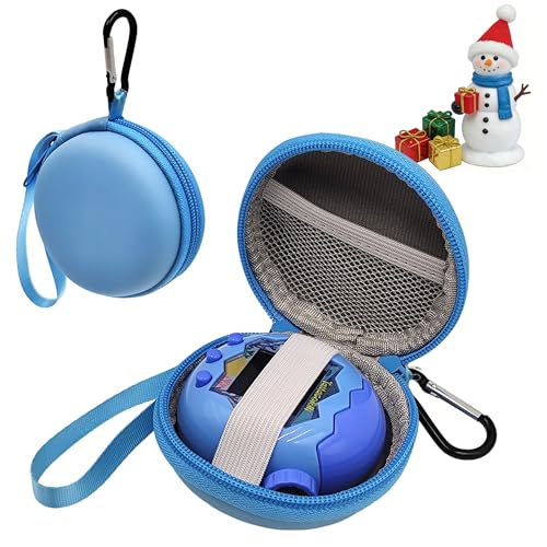 Pochette Tamagotchi pour la récréation étui de transport rigide bleu xcivi spécial rentrée