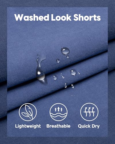 Image of maamgic Men's 5 inch Inseam Shorts Pull-On Relaxed Fit Comfort Stretch Short Shorts with Pocket