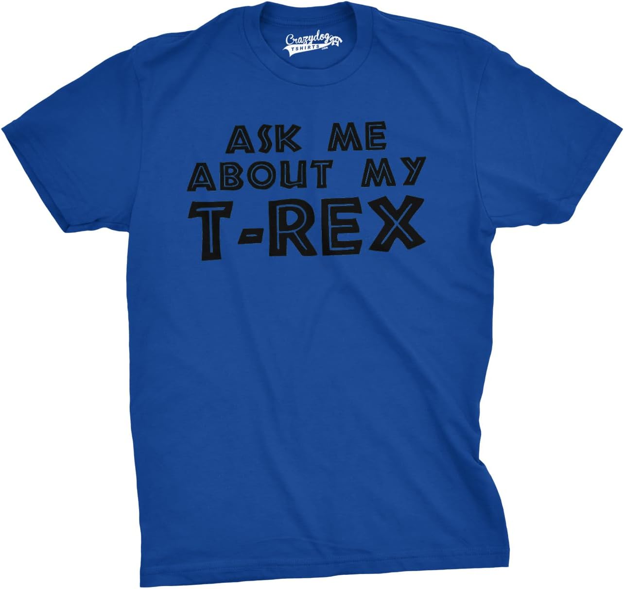 Toddler Ask Me About My Trex T Shirt Funny Cool Dinosaur Flip Humor Tee for Kids