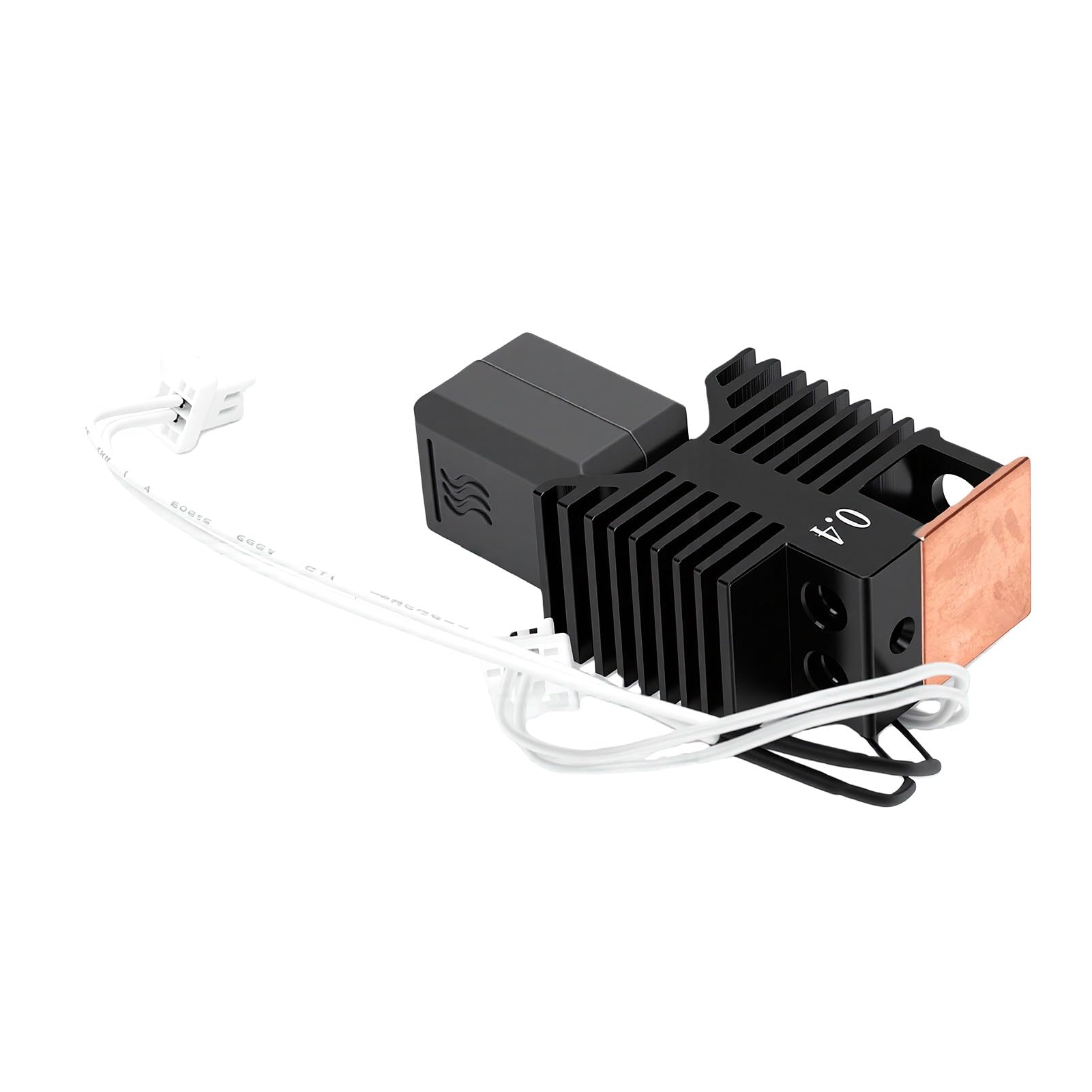 Eujgoov Keramik-Heizblock-Hotend-Kit mit 0,4-mm-Düse, Vormontiert, 48 W, Silikonsockel, Reinigungsnadeln, Düsenbürste für Snapmaker U1 3D-Drucker
