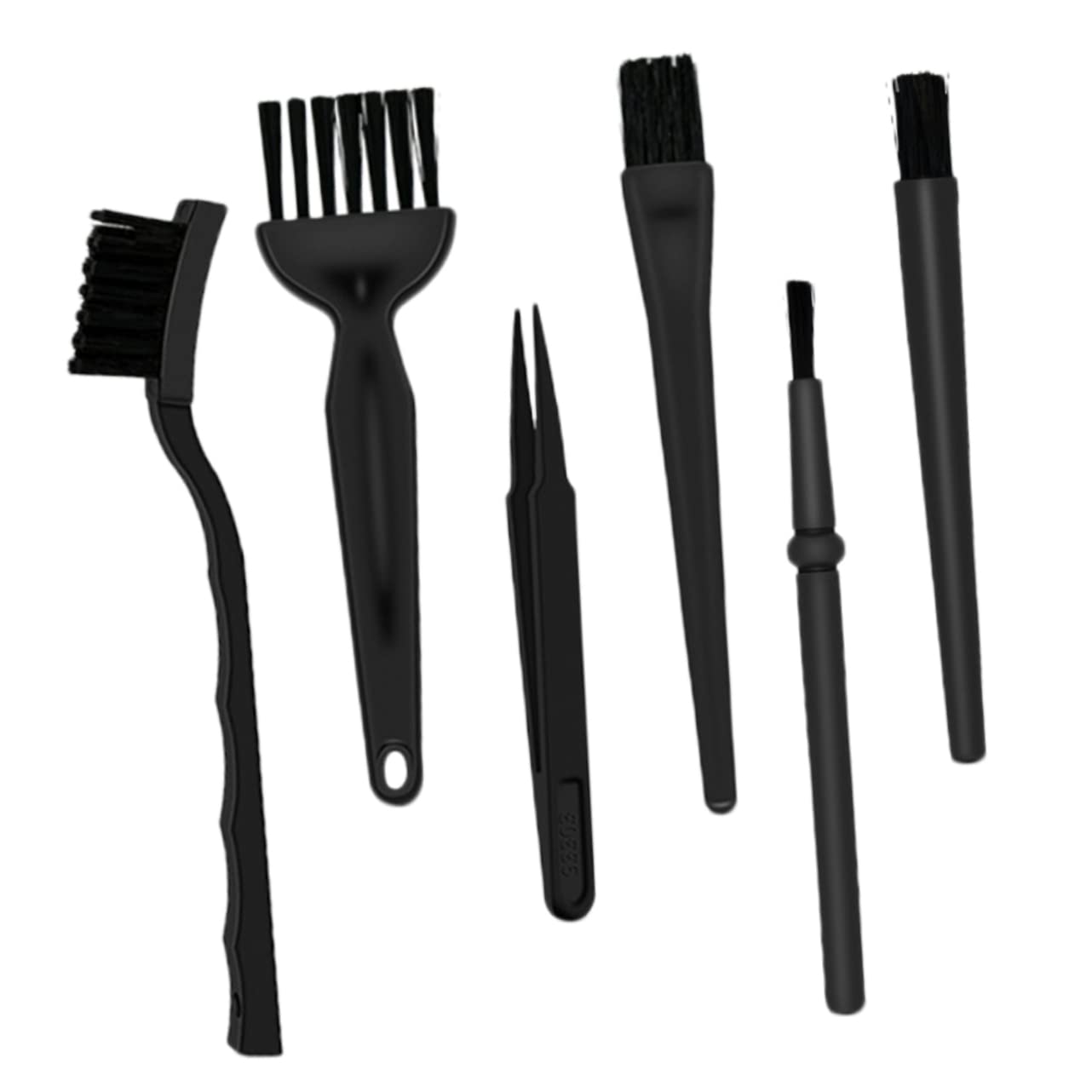 HAWILLOSCH 1Set Static Brush for Computer Keyboard Cleaning Portable Fan Circuit Board Essential Tool Kit for Electronics Maintenance