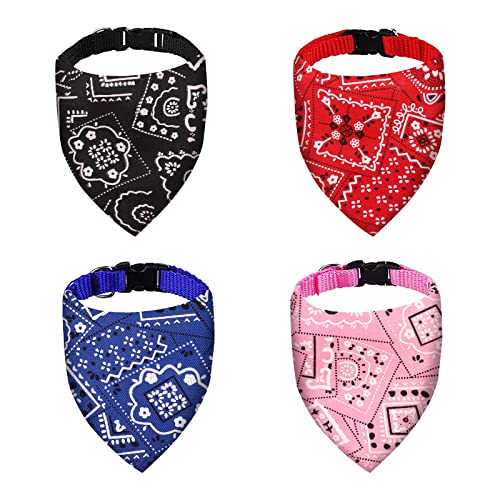 Adopt Me Hundebandanas – 4 Stück, Kühlend, Polyester, Für Mittelgroße/große Hunde