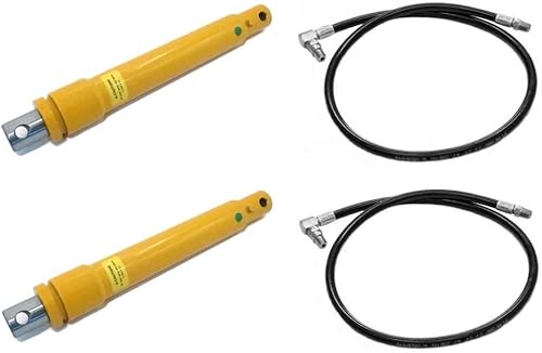 The ROP Shop 2 Cilindro de ángulo de arado de nieve RAMS y mangueras 05810 21856 Meyer Snowplow Blade