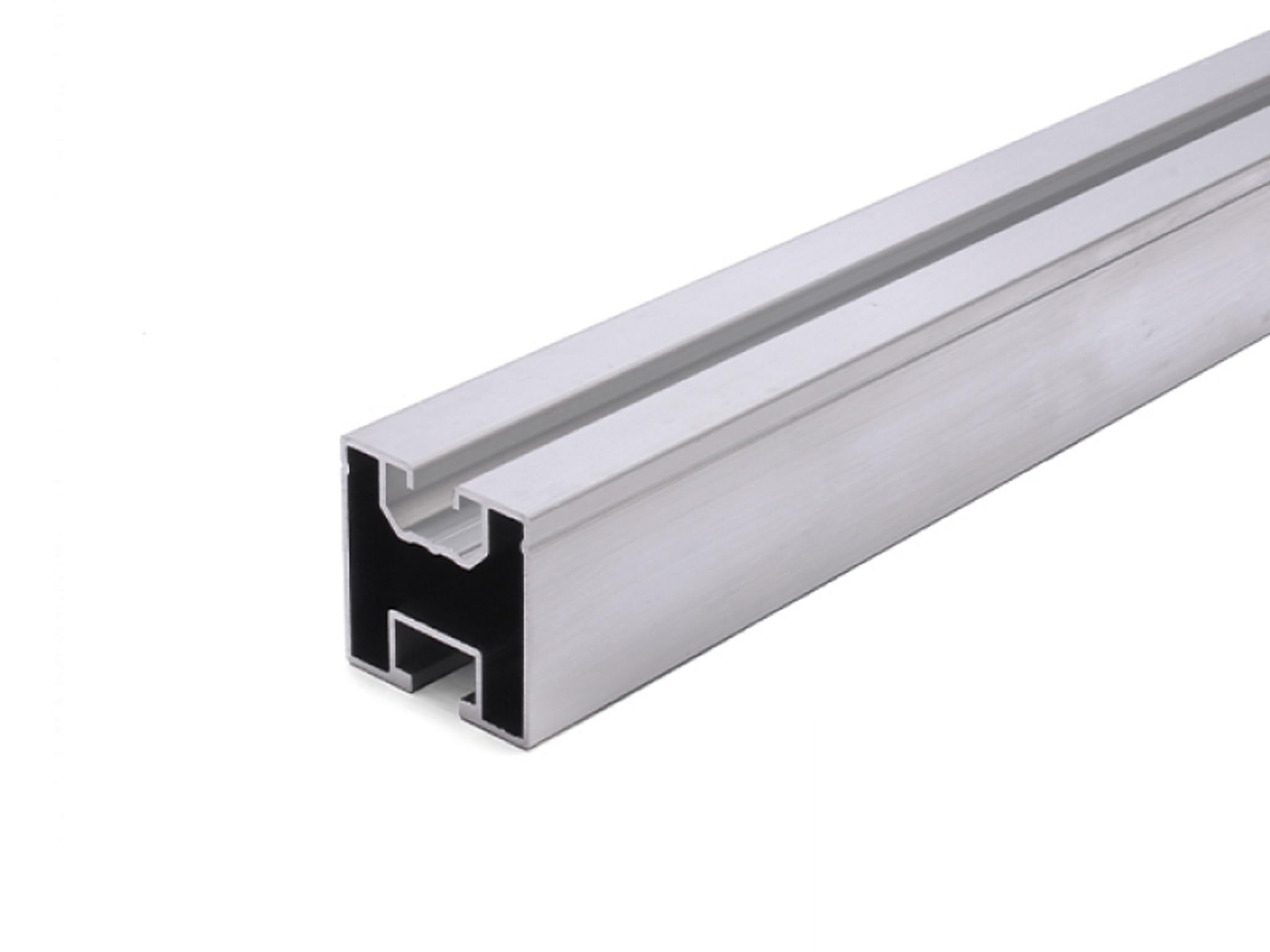 PRIOstahl Profilé de montage en aluminium - Profilé de construction - Profilé en aluminium - Rail carré I 40 x 40 mm x 5 pièces - Longueur