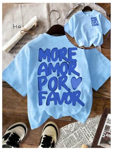 Image of RoseSeek Women's Graphic Letter Tee Crew Neck Drop Shoulder Trendy Summer T Shirt Short Sleeve Vintage Car Print Top