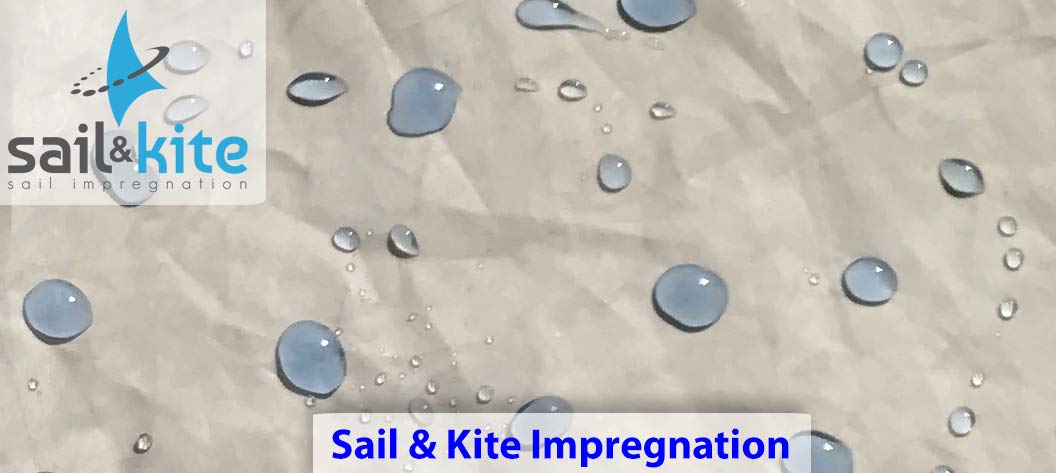 Sail & Kite Impregnation | wasserdichte Imprägnierung für Persenning, Segelkleidung und zur Stärkung von Alten Segeln | Für alle Gewebearten (2,5 Liter (ca. 25-35 m²)